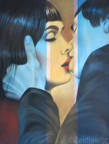 FRENCH WOMAN IS KISSING CHINESE | Zeidlewitz .art